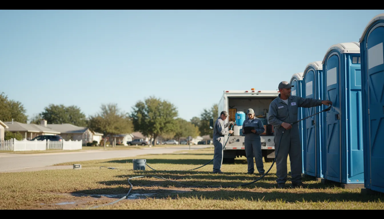 Long-Term Portable Toilet Rental in Fitzgerald, GA near me